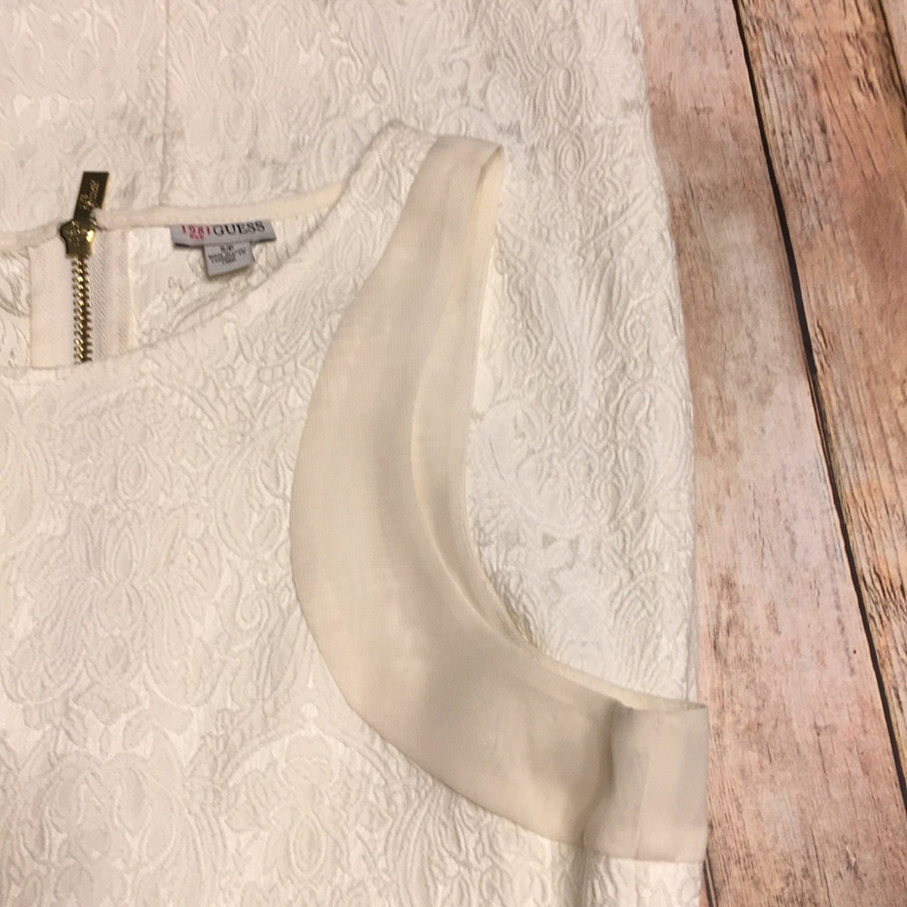 Size S Guess Ivory  Sleeveless Dress - Picture 5 of 7